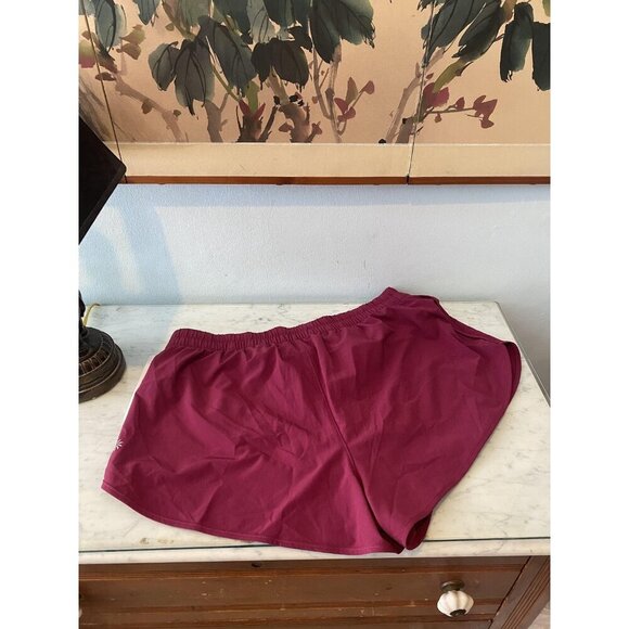 Athleta Speedwork Run Short Womens Medium Purple Running Athletic Gym Shorts - Picture 5 of 5